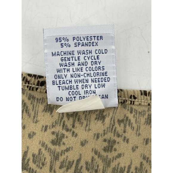 Old Navy Women's Brown Sleeveless Geometric Print Stretch Knit Dress Size Small - Picture 8 of 13